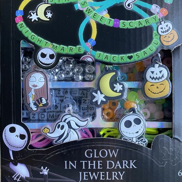 Glow in The Dark Jewelry Set, Disney, The Nightmare Before Christmas. New. - Picture 3 of 4